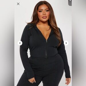 Fashion Nova Women's Charcoal Tracksuit